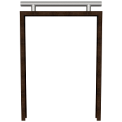 Corten steel leaning bracket | without stainless steel attachment